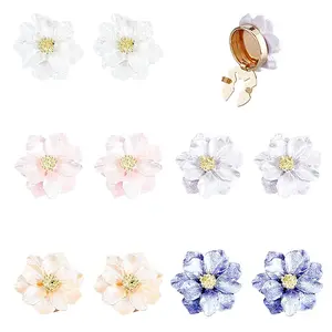 10Pcs 5 Colors Alloy Cufflinks