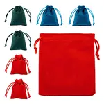 10Pcs Velvet Jewelry Drawstring Storage Pouches