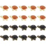 50Pcs 2 Colors Miniature Resin Mini Tortoise Display Decorations