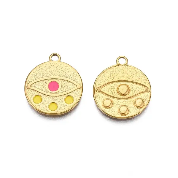 304 Stainless Steel Enamel Pendants