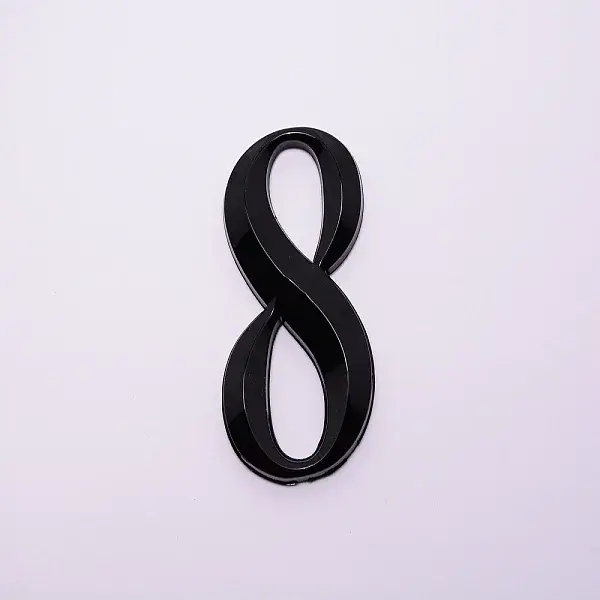 Plastic & PVC Number Sign Labels