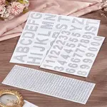 3 Sheets 3 Styles Acrylic Rhinestone Stickers