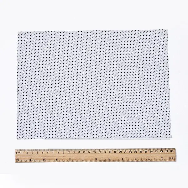 Polka Dot Pattern  Printed A4 Polyester Fabric Sheets