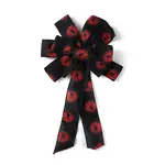 Spider Pattern Ployester Bowknot Display Decoration