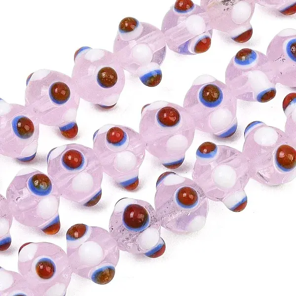Handmade Bumpy Lampwork Beads Strands