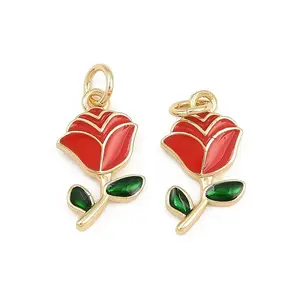 Brass Enamel Pendants