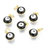 Brass Enamel Beads