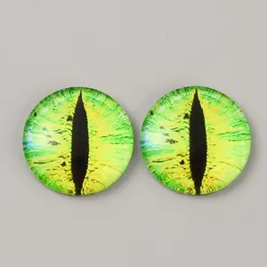 Luminous Self Adhesive Glass Eyes Cabochons