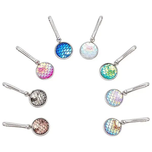 8 Styles 16Pcs DIY Keychain Making Kits