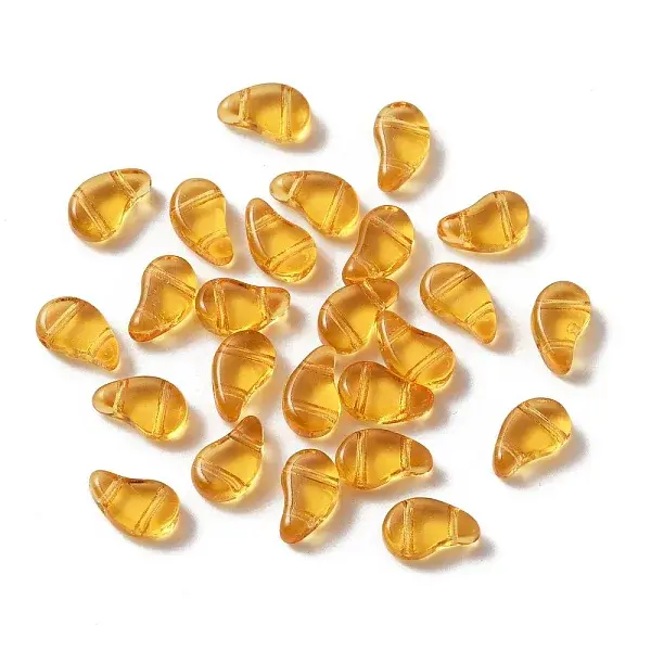 380Pcs Transparent Czech Glass Beads