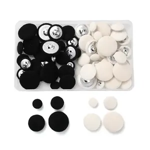 Lint and Aluminum Buttons