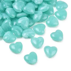 Two-tone Opaque Acrylic Beads