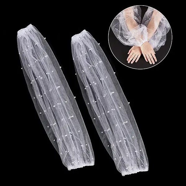 Polyester Detachable Mesh Puff Sleeves