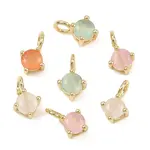 Brass Cat Eye Pendants
