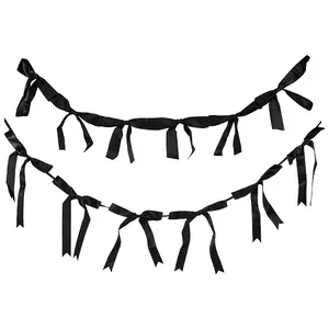 2 Styles Cloth Bowknot Banners