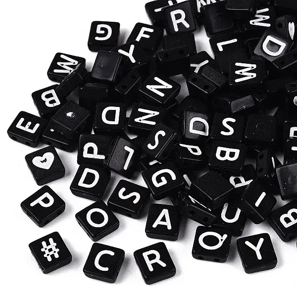 Opaque Acrylic Enamel Beads