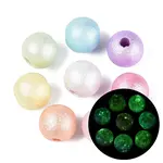 Luminous UV Plating Opaque Acrylic Beads