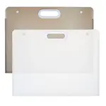 2Pcs 2 Styles PP Plastic Documents Pockets