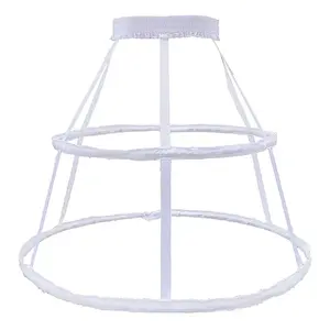 Polyester & Steel 2 Hoops Petticoat