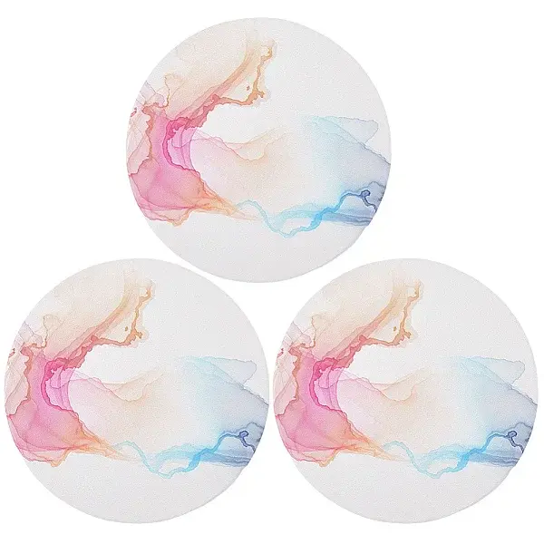 3Pcs Porcelain Cup Mats