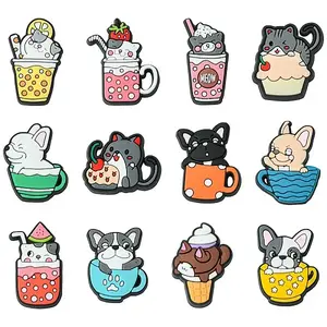60Pcs 12 Styles Animal Style PVC Cabochons