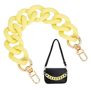 1Pc Opaque Acrylic Twisted Chain Bag Extender Chains