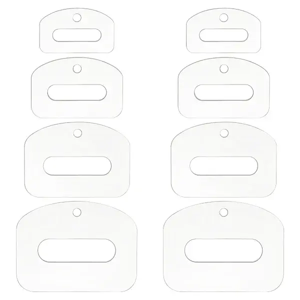 Acrylic Belt Groove Quilting Templates