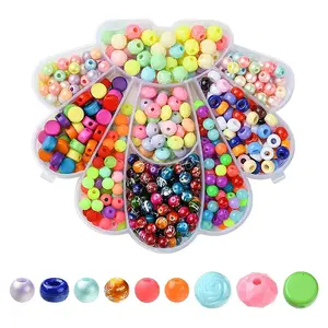 580Pcs Mixed Styles Acrylic Beads