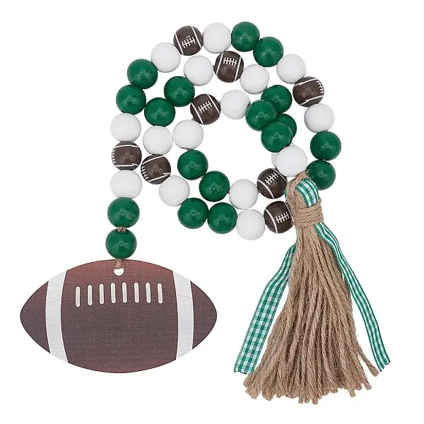 1Pc Wood Beads Pendant Decorations