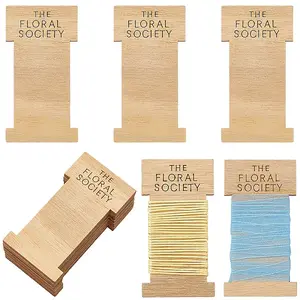 10Pcs Wood Bobbins