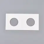 Cardboard Staple Type Coin Mylar Flip Holder Cover Case