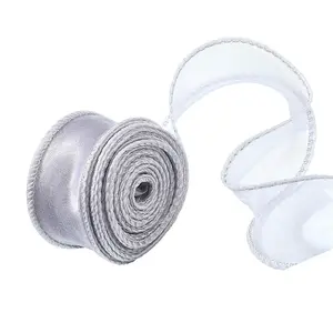 1 Roll Fishtail Yarn Iridescent Ribbon for Bowknot Making