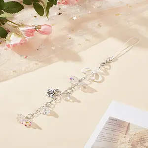 1Pc Acrylic Flower Mobile Straps