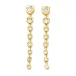 Brass Micro Pave Cubic Zirconia Big Pendants