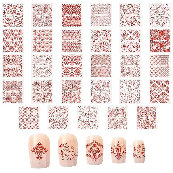 Self Adhesive PET Nail Art Stickers Decals