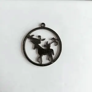 Acrylic Open Back Bezel Pendants