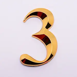 Plastic & PVC Number Sign Labels
