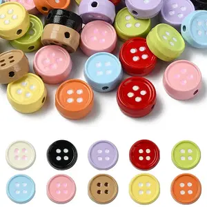 40Pcs 10 Colors Alloy Enamel Beads