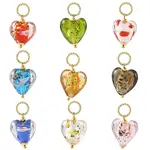18Pcs 9 Styles Handmade Lampwork Pendants