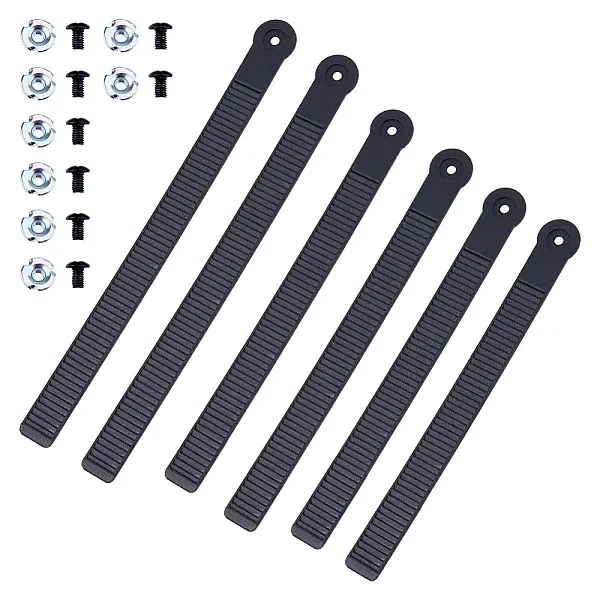 6 Sets 3 Styles PVC Buckle Band