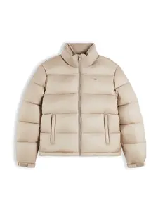 Tommy Jeans Prechodná bunda 'ESS'  tmavošedá