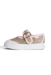 VANS Baleríny  zlatá / pastelovo ružová