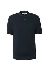 INDICODE JEANS Tričko 'Bacemale'  tmavomodrá