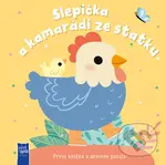 První knížka a dřevěné puzzle - Slepička a kamarádi ze statku