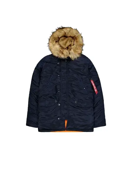 ALPHA INDUSTRIES Zimná bunda 'N3B VF 59'  tmavomodrá