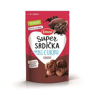 EMCO Super srdíčka kakao 140 g