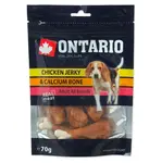 ONTARIO Vápníková kost s kuřecím pro psy 70 g