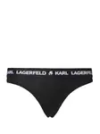 Karl Lagerfeld Tangá  čierna / biela