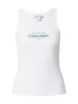Calvin Klein Jeans Top  tmavozelená / biela