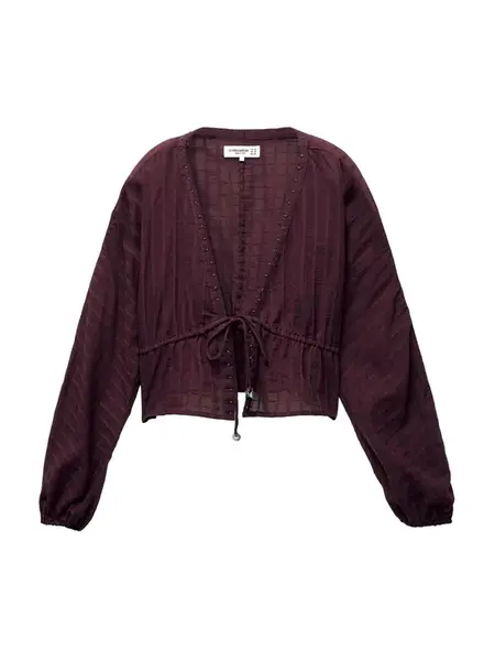 Pull&Bear Blúzka  burgundská